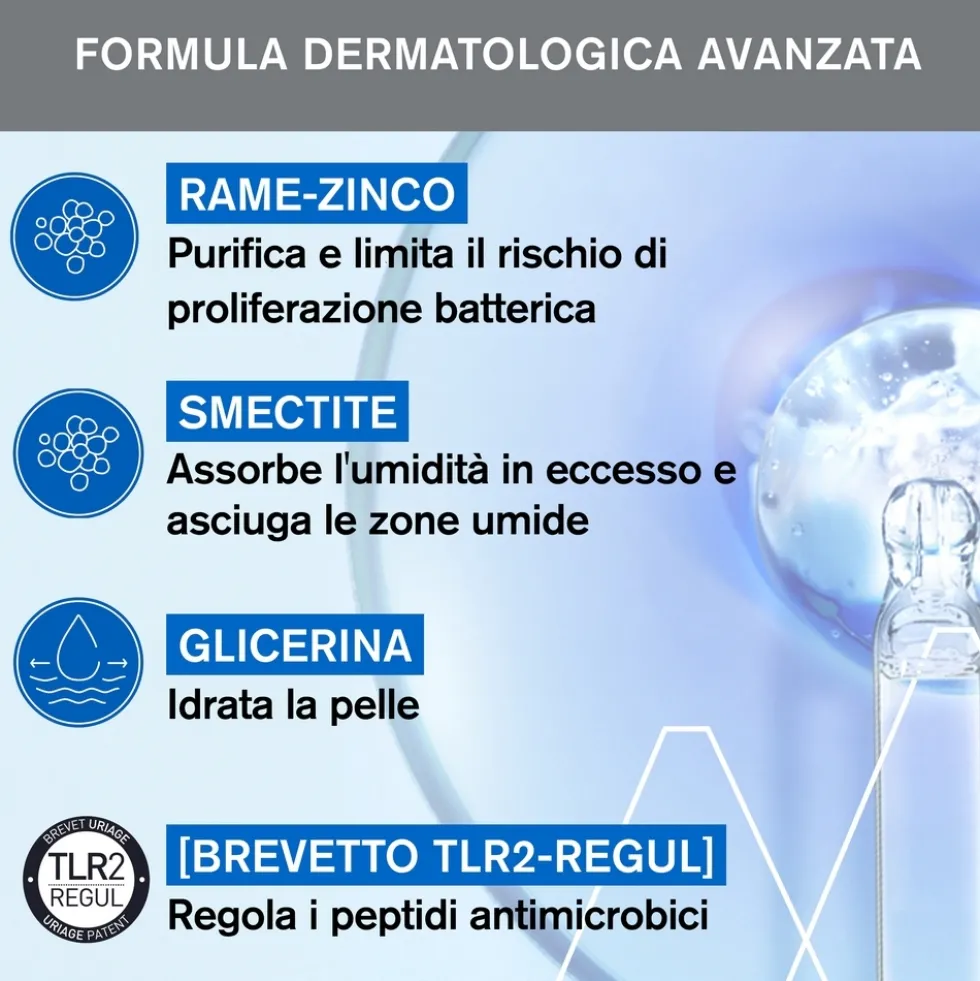 Uriage Bariéderm Cica - Spray assorbente e riparatore per zone umide e danneggiate, 100 ml