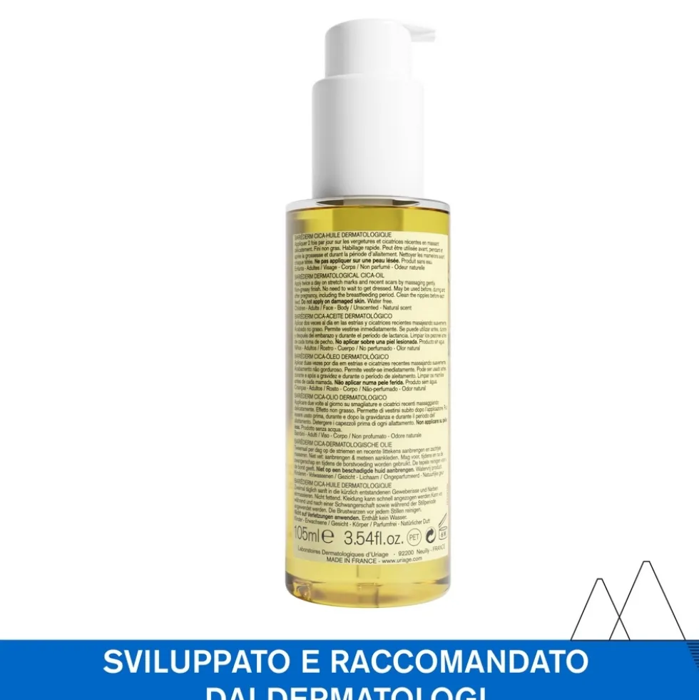 Uriage Bariederm - Cica-Olio Dermatologico Segni Recenti e Smagliature, 100ml