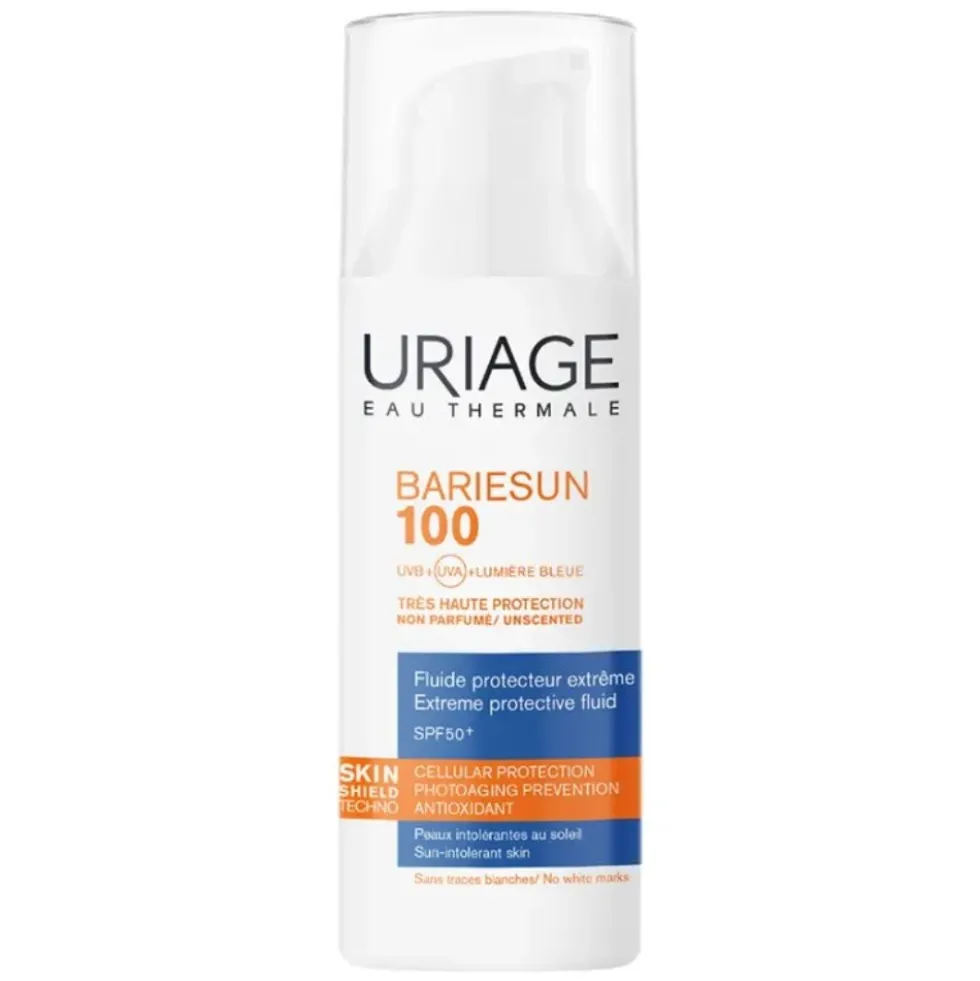 Uriage Bariesun 100 SPF50+ Fluido solare protettivo estremo, 50 ml
