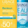 Uriage Bariésun Duo - Kit solare viso SPF50+ per la protezione e l'idratazione, 2 pezzi da 50 ml