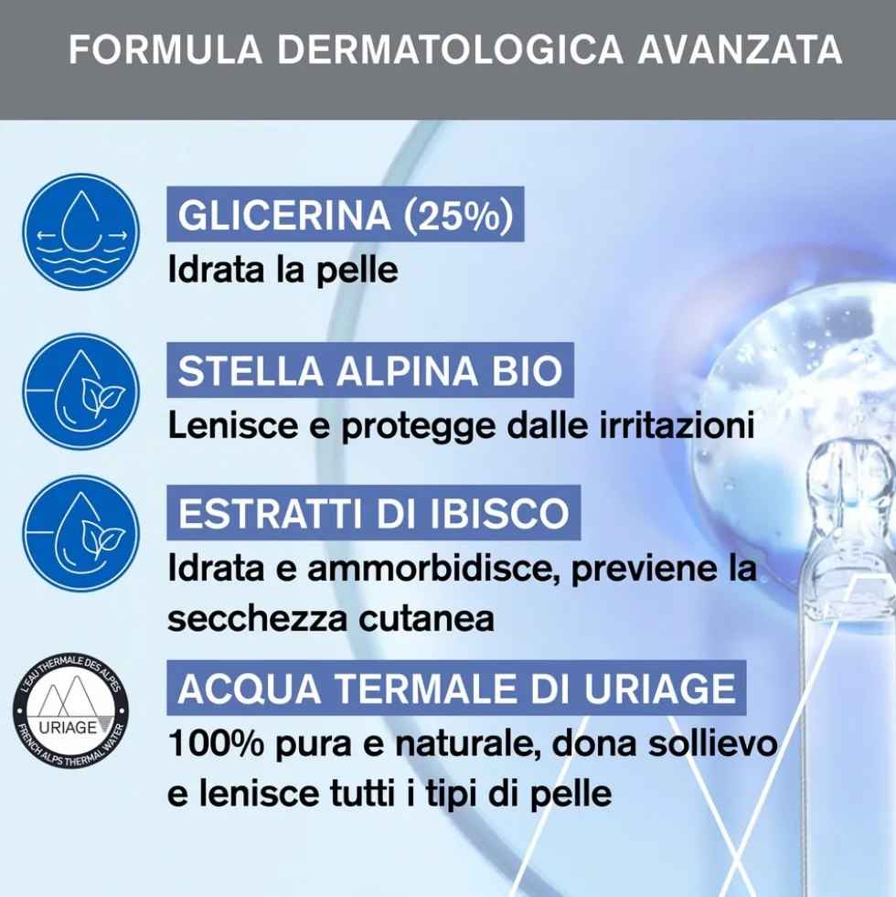 Uriage Bébé - 1ere Huile Olio Lavante Olio Detergente Protettivo, 500ml