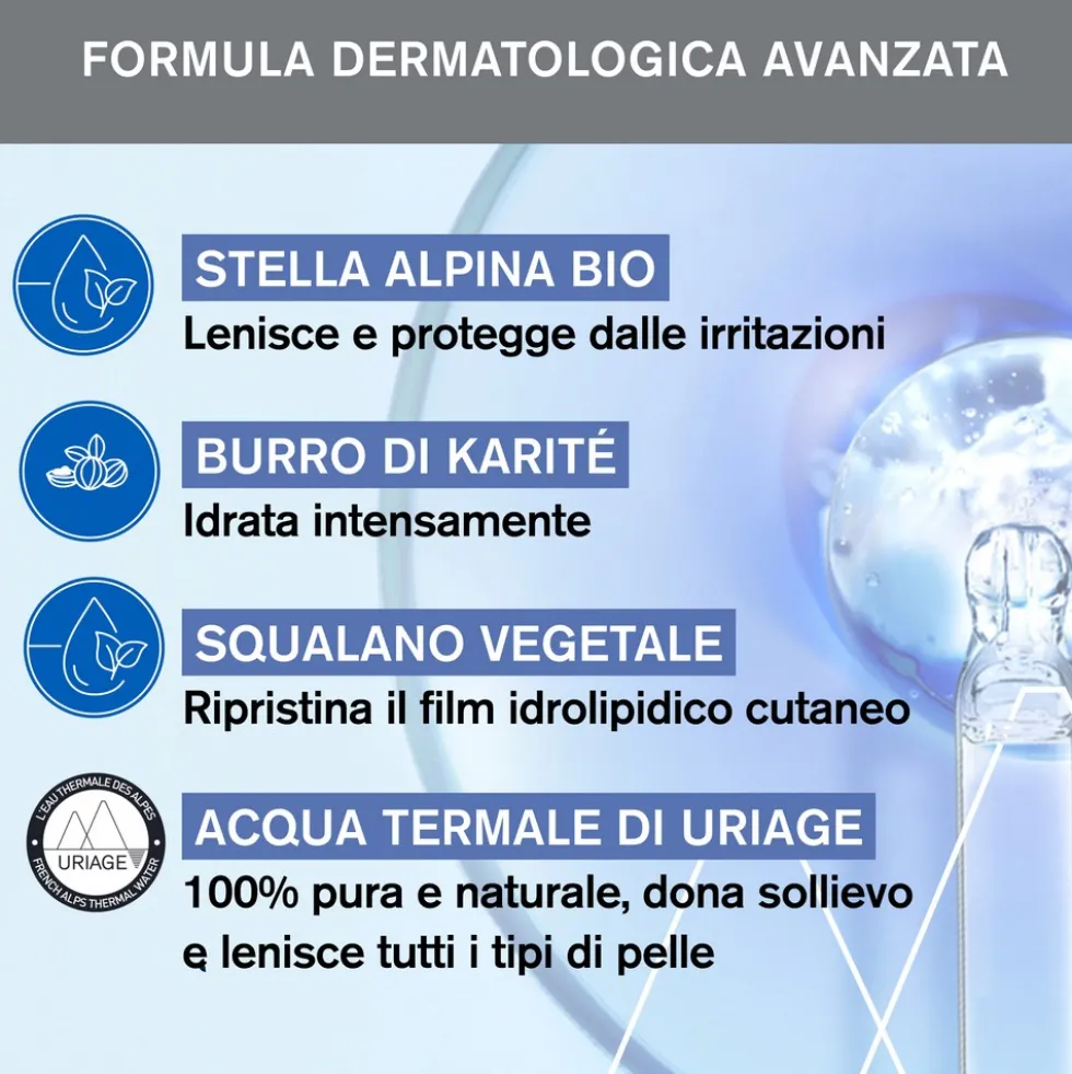 Uriage Bébé - 1er Lait Hydratant Latte Idratante Viso Corpo Sederino, 500ml