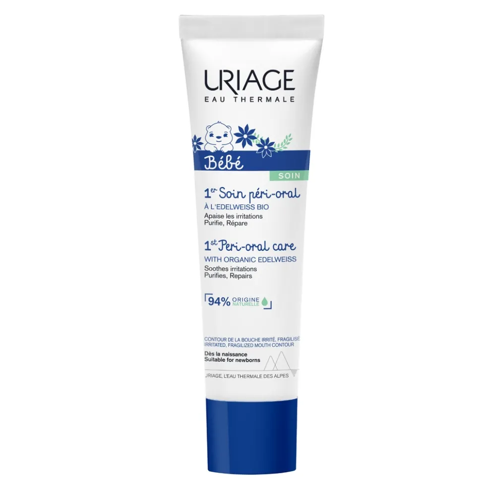 Uriage Bébé - 1er Soin Péri-Oral Trattamento Peri-Orale Lenitivo Riparatore,30ml
