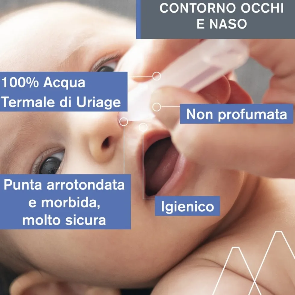 Uriage Bébé - 1er Sérum Naturel Siero Fisiologico Naturale, 15 flaconcini