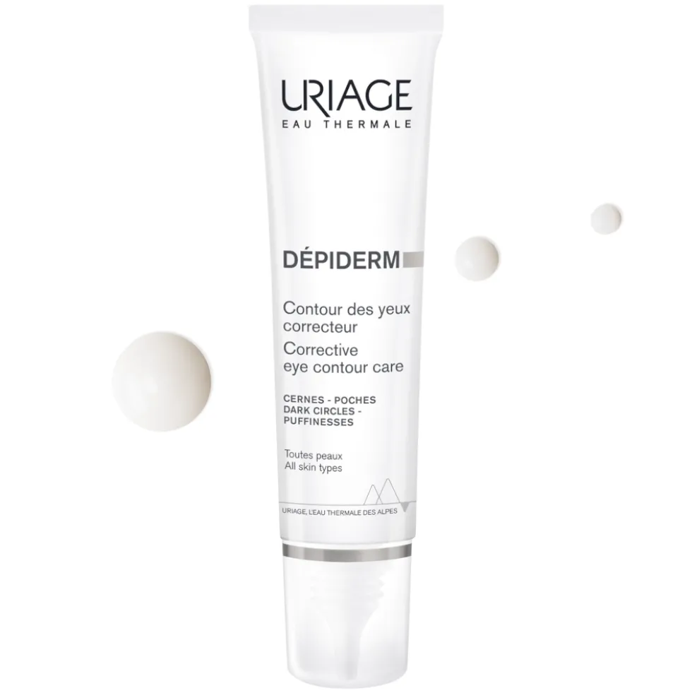 Uriage Depiderm - Contorno Occhi Trattamento Occhiaie e Borse, 15ml