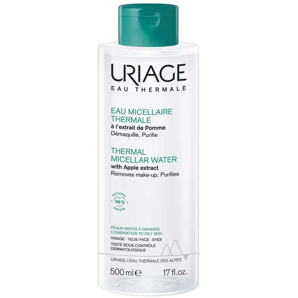 Uriage Eau Thermale - Acqua Micellare Termale per Pelle Mista o Grassa, 500ml