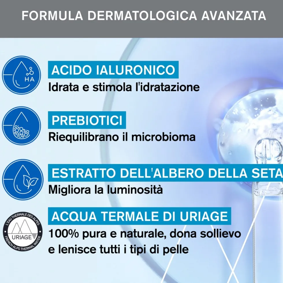 Uriage Eau Thermale - Essenza Illuminante All'Acqua Idratante Illuminante, 100ml
