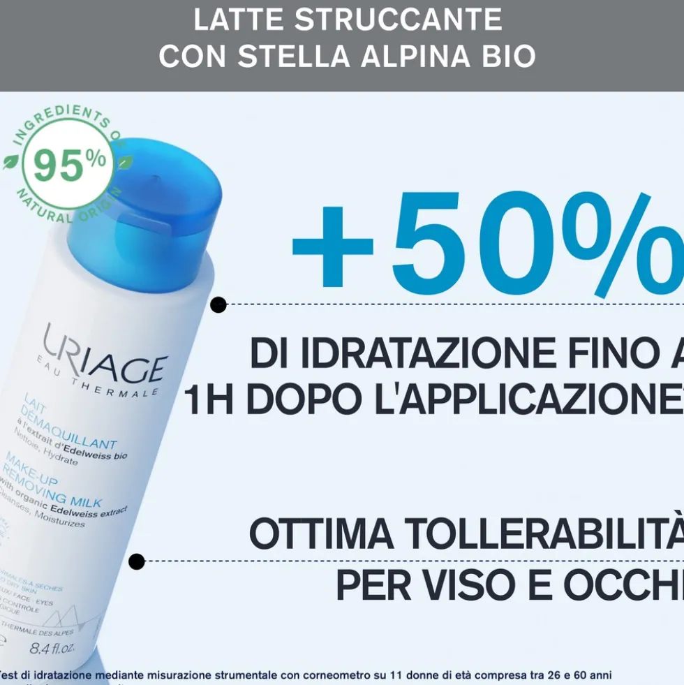 Uriage Eau Thermale - Latte Struccante Detergente Delicato, 250ml