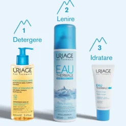 Uriage Eau Thermale - Olio Struccante Waterproof per Pelle Normale Secca, 100ml