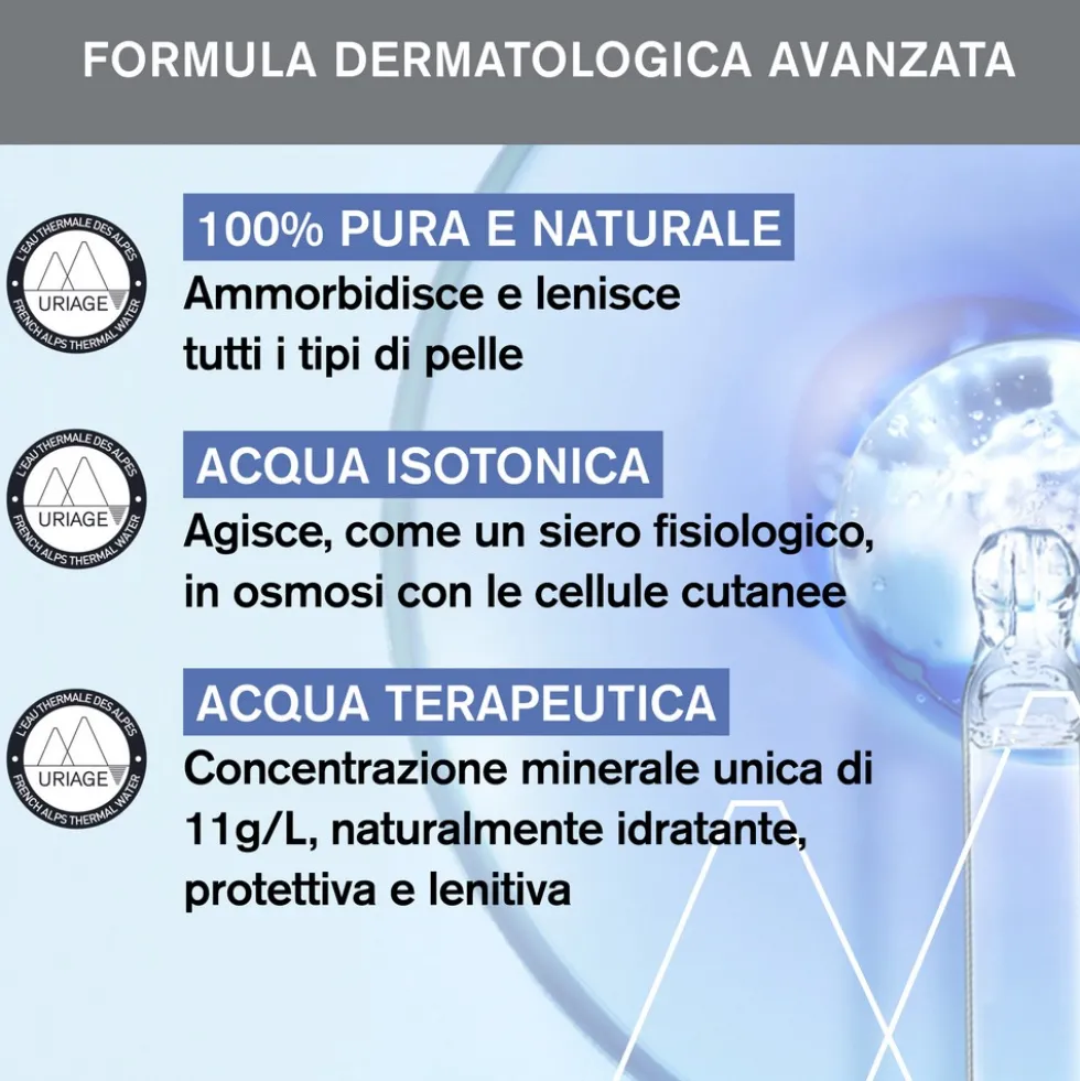 Uriage 1ere - Acqua Thermale Spray Idratante e Lenitivo, 150ml