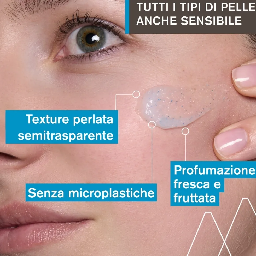 Uriage Gelee Gommage Delicato Viso - Gel esfoliante per rimuovere le impurità e illuminare, 50 ml