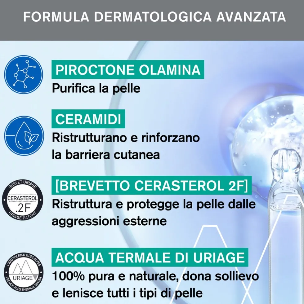 Uriage Hyséac - Crema Detergente Pelle A Tendenza Acneica, 150ml