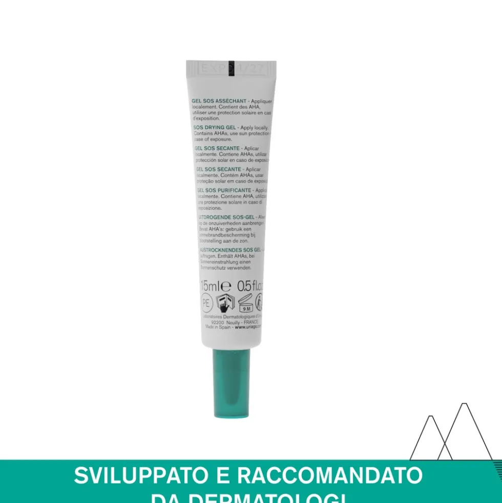 Uriage Hyséac - Gel SOS Purificante Effetto Patch, 15ml