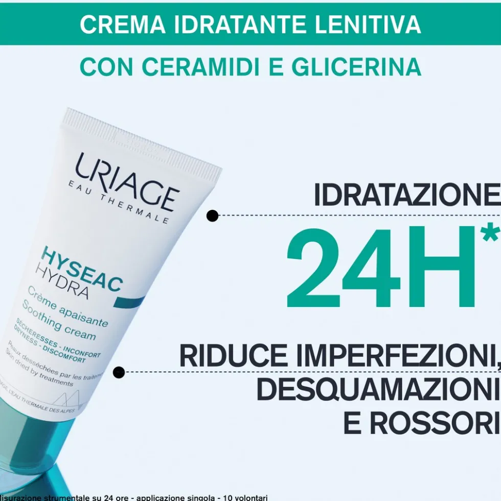Uriage Hyséac - Hydra Trattamento Emolliente Ristrutturante Viso Pelle Grassa Disidratata, 40ml