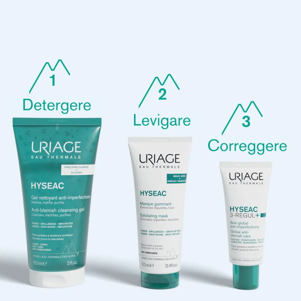 Uriage Hyséac - Maschera Gommage Pelle Grassa O A Tendenza Acneica, 100ml
