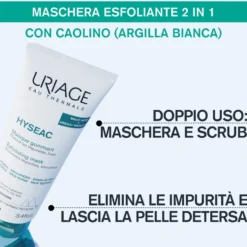 Uriage Hyséac - Maschera Gommage Pelle Grassa O A Tendenza Acneica, 100ml