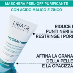 Uriage Hyséac Masque Peel Off Maschera Purificante pelle mista, 50ml