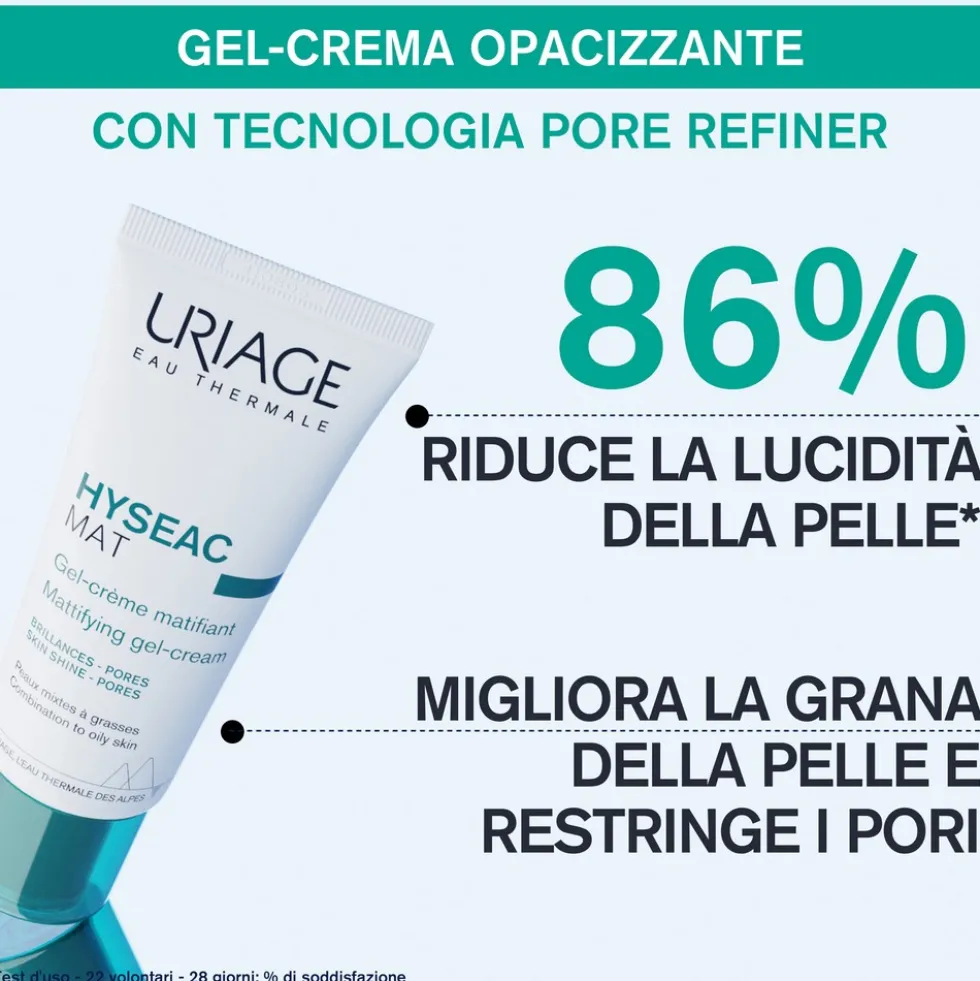 Uriage Hyséac - Mat' Emulsione Opacizzante Pelle Grassa, 40ml
