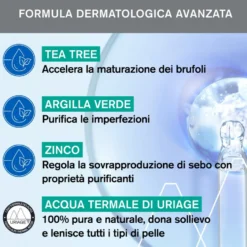Uriage Hyséac - Pasta SOS Anti-Imperfezioni con Argilla Verde e Zinco, 15g