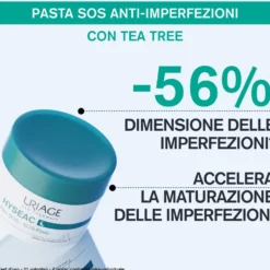 Uriage Hyséac - Pasta SOS Anti-Imperfezioni con Argilla Verde e Zinco, 15g