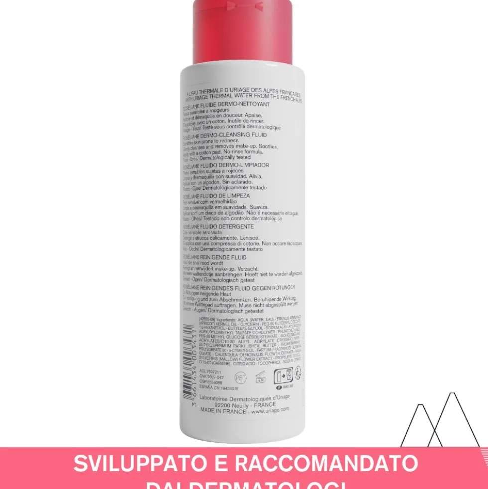 Uriage Roséliane - Fluido Dermo-Detergente, 250ml