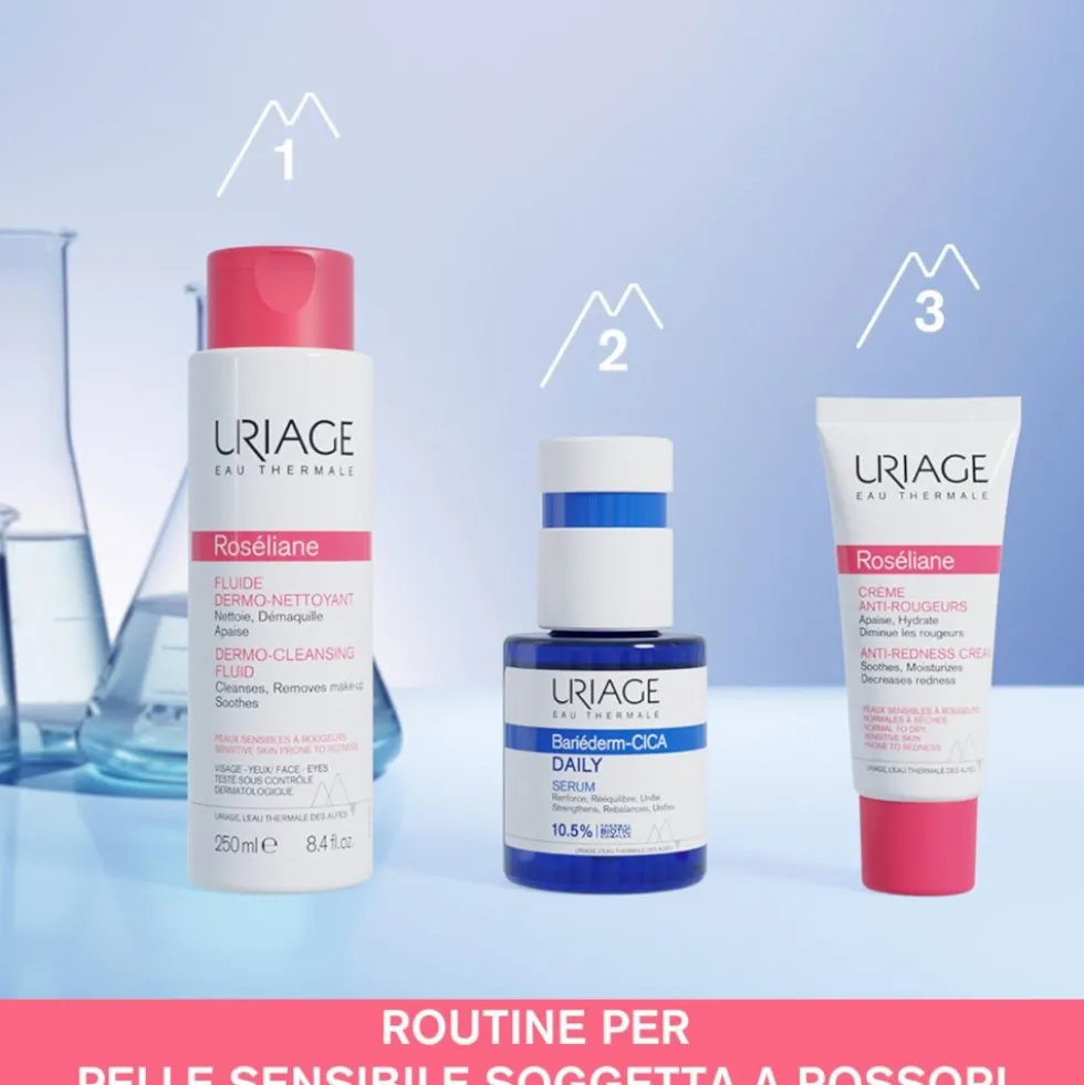 Uriage Roséliane - Fluido Dermo-Detergente, 250ml