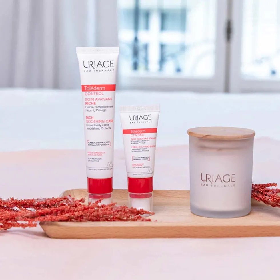 Uriage Toléderm Control - Crema Ricca Lenitiva Pelle Intollerante Allergica,40ml