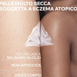 Uriage Xémose C8+ Balsamo-Olio Corpo Lenitivo Anti-Prurito Pelle Secca e Sensibile, 200ml