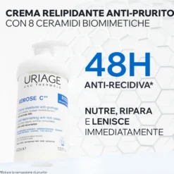 Uriage Xémose C8+ Crema Liporestitutiva Anti-irritazioni Pelle Secca, 400ml