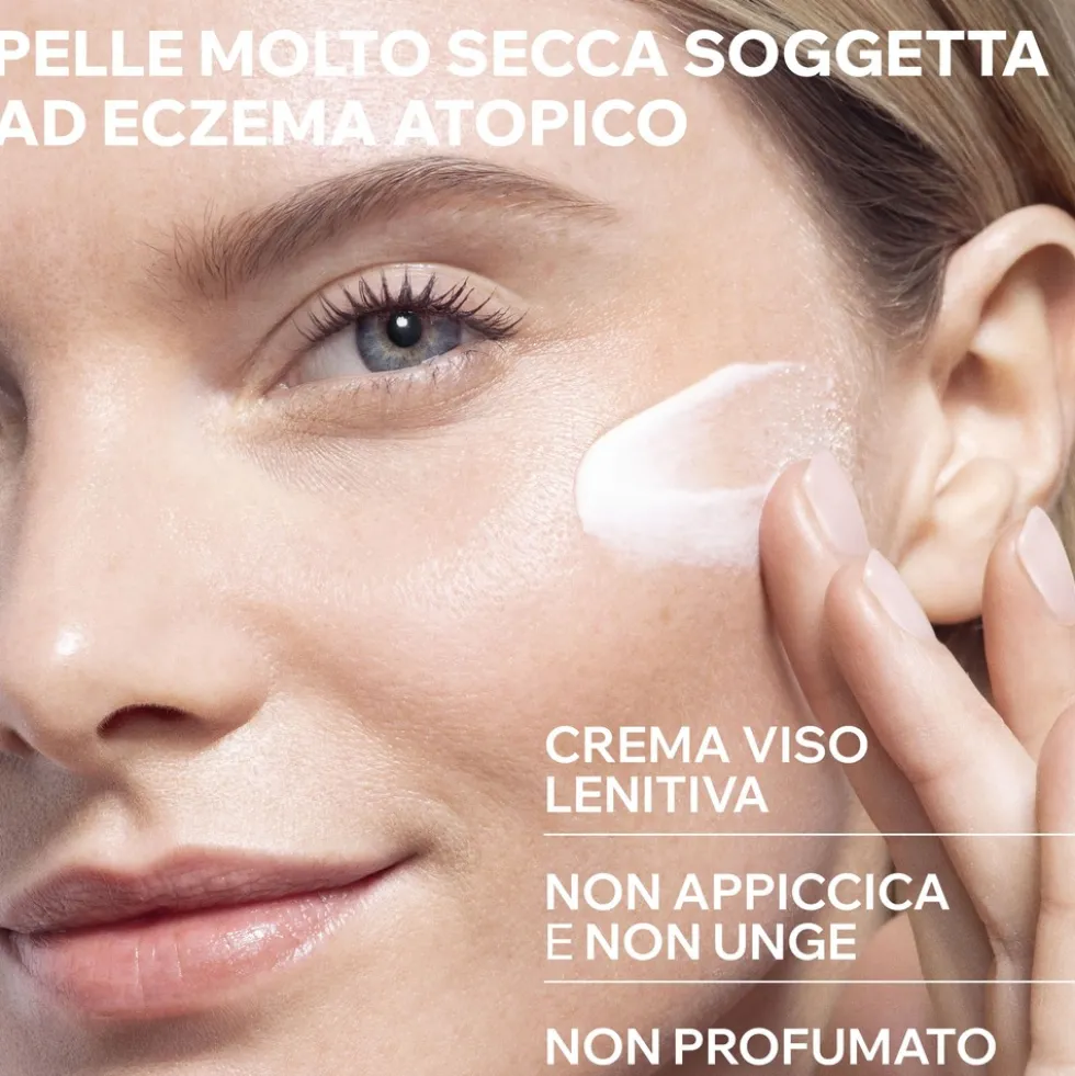 Uriage Xémose C8+ Crema Viso Lenitiva e Nutriente per Pelle Secca, 40ml
