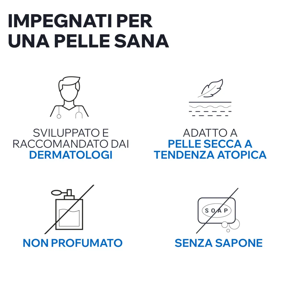 Uriage Xémose C8+ Olio Lavante Lenitivo Doccia e Bagno per Pelle Secca e Sensibile, 500ml