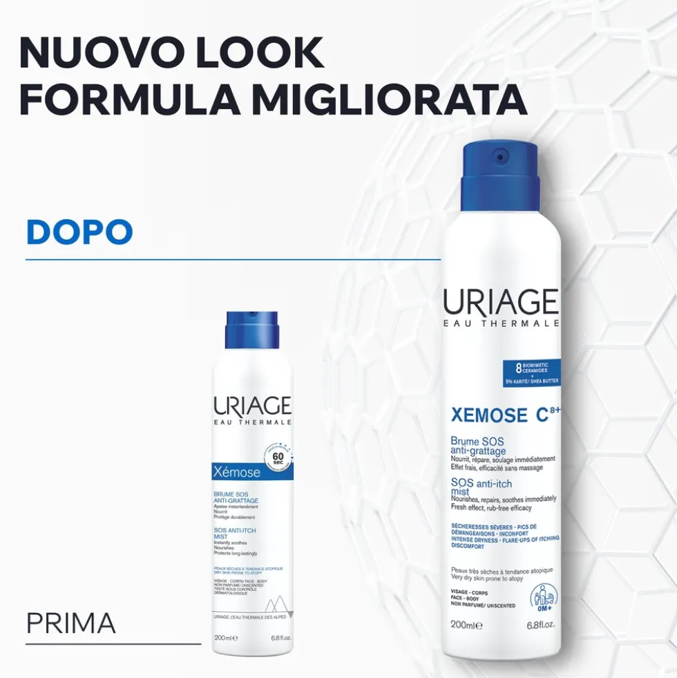 Uriage Xémose C8+ Spray SOS Antiprurito, 200ml