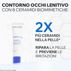Uriage Xémose C8+ Trattamento Contorno Occhi Lenitivo e Nutriente, 15ml