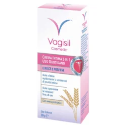 Vagisil Crema Intima 2 in 1 - Crema lenitiva per il prurito e le irritazioni intime, 30 g