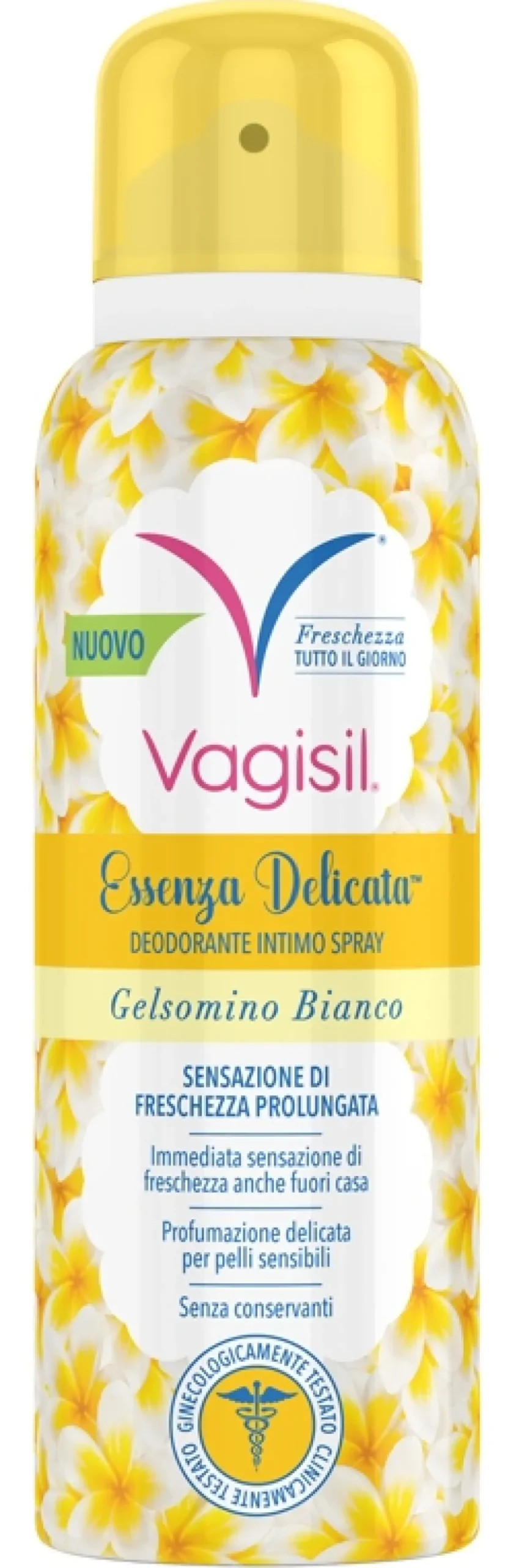 Vagisil Deodorante Intimo Spray Essenza Delicata Gelsomino Bianco, 125ml