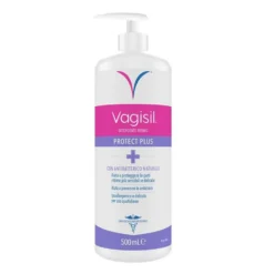 Vagisil Detergente Intimo Protect Plus con Antibatterico Naturale, 500ml