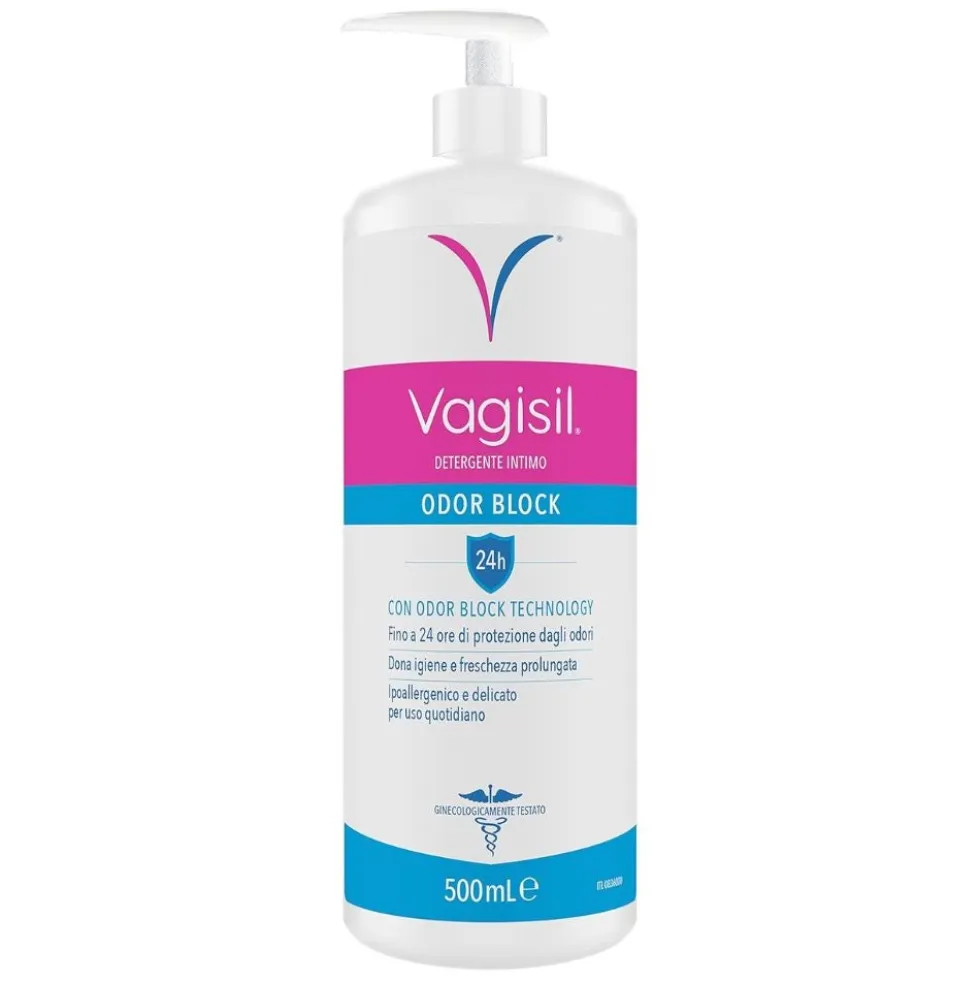 Vagisil Odor Block 24h - Detergente intimo per la prevenzione dei cattivi odori, 500 ml