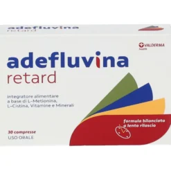 Valderma Adefluvina Retard - Integratore per capelli e unghie, 30 compresse