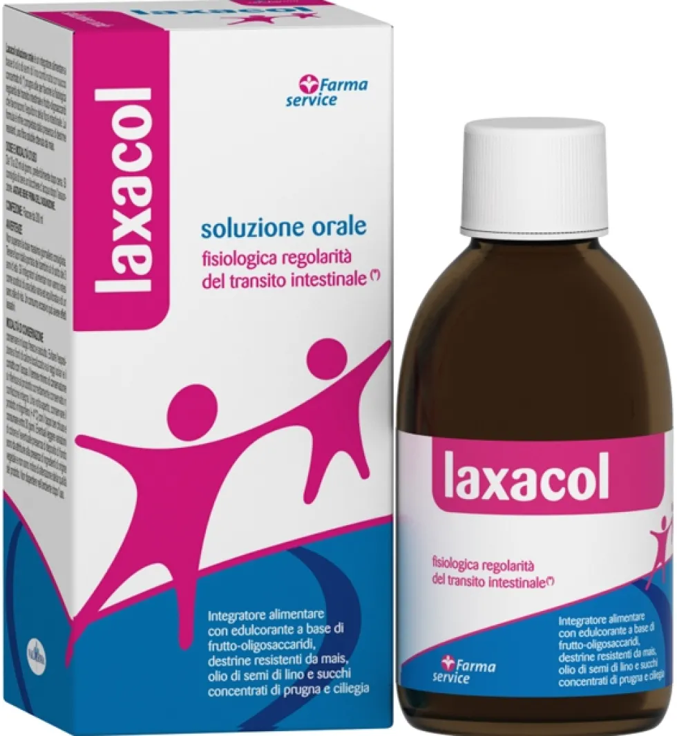 Valderma Laxacol - Integratore a base di Valderma olio di semi di lino per il transito, 200 ml