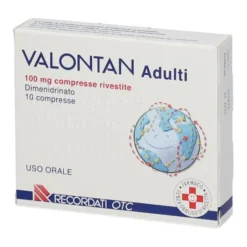 Valontan Adulti 100mg Previene e Allevia la Nausea, 10 Compresse
