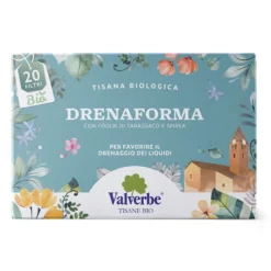 Valverbe Drenaforma Bio Infuso biologico ad azione drenante e depurativa, 20 filtri