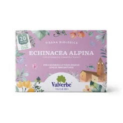 Valverbe Echinacea Alpina Bio - Tisana per le difese immunitarie e le vie respiratorie, 20 filtri