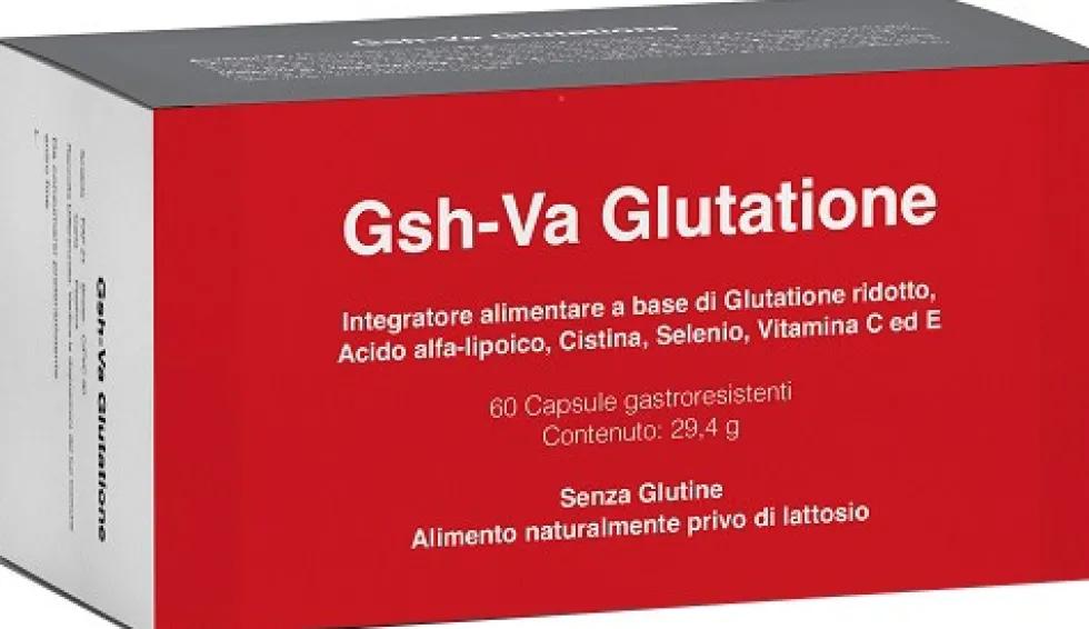 Vanda Omeopatici Gsh-Va Glutatione - Integratore Gsh-Va glutazione per le difese, 60 capsule