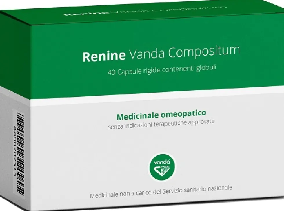 Vanda Omeopatici Renine Vanda Compositum - medicinale omeopatico, 40 capsule contenenti globuli