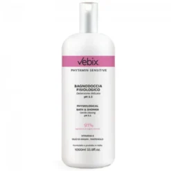 Vebix Phytamin Active - Bagnodoccia fisiologico per l'igiene della pelle sensibile, 1000 ml