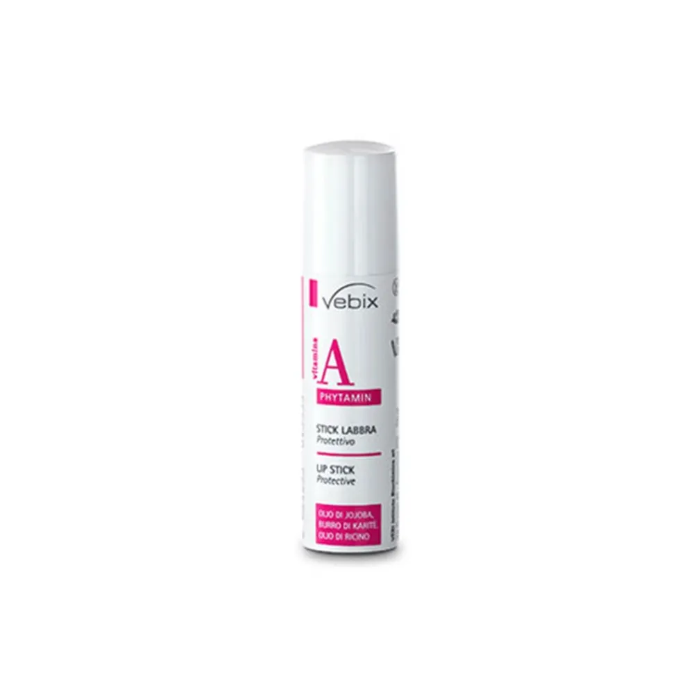 Vebix Phytamin A - Stick Labbra Protettivo per Pelle Normale, 5,7ml