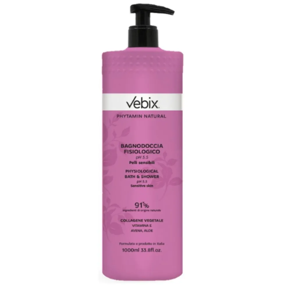 Vebix Phytamin Natural - Bagnodoccia Fisiologico pH 5.5, 1000ml