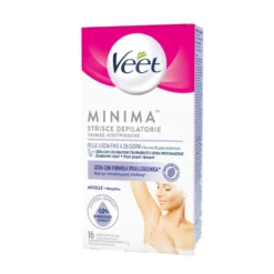Veet Minima - Strisce Depilatorie Ascelle Ipoallergeniche, 16 Strisce