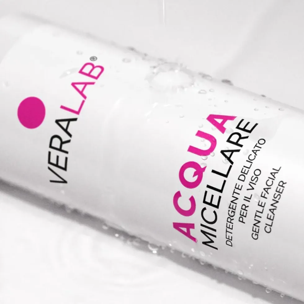VeraLab Acqua Micellare Soluzione Detergente e Struccante, 200ml