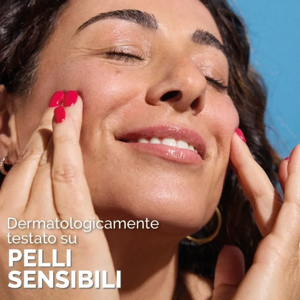 VeraLab Face The Sun - Crema viso solare SPF50 con acido ialuronico ad azione antietà, 50 ml